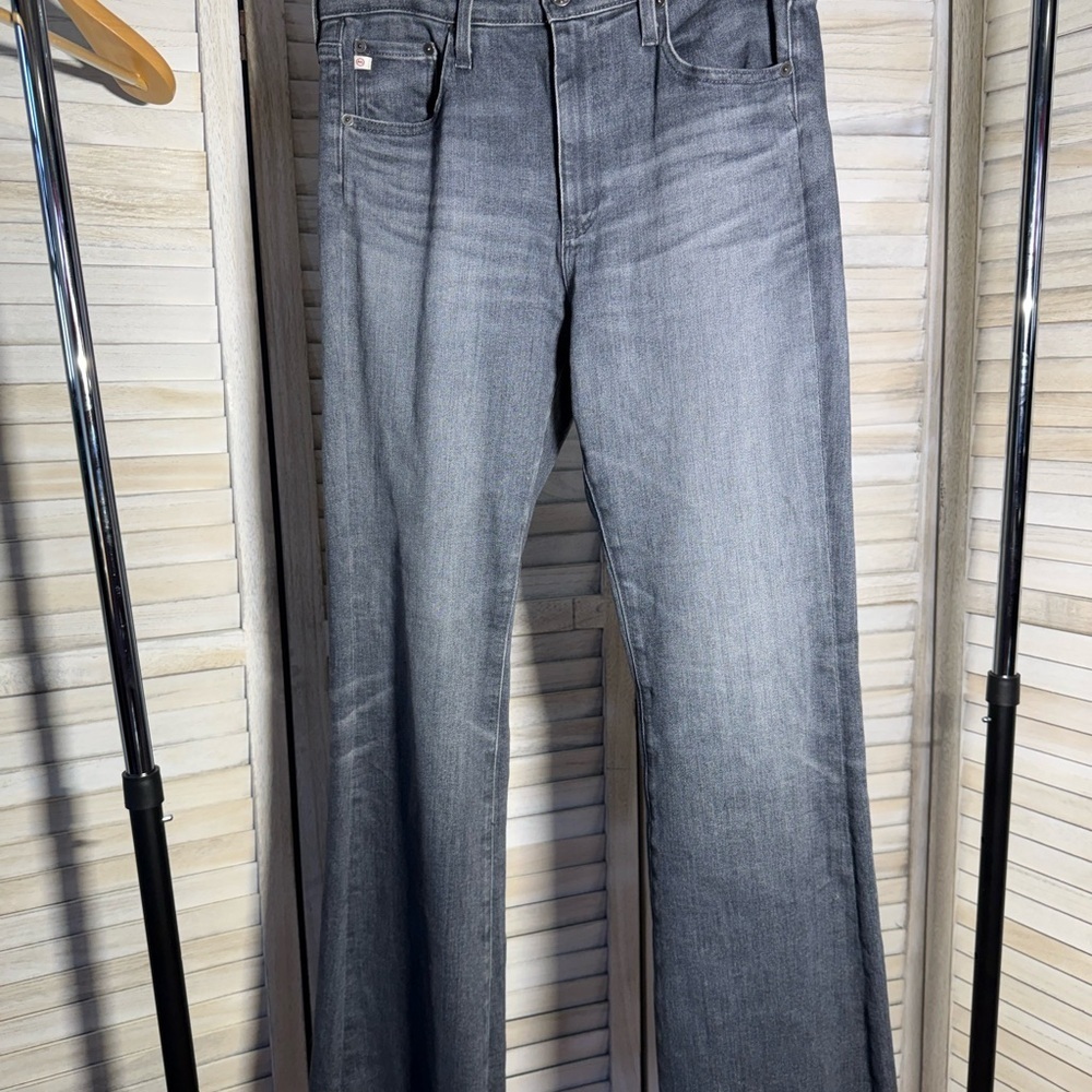 EUC AG Adriano Goldschmied Farrah Boot High-Rise Jeans 30x32 Gray